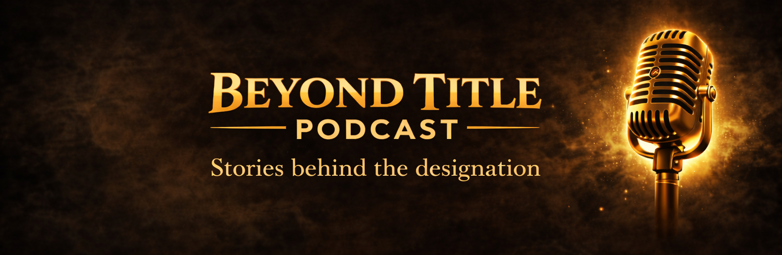 Beyond Title Podcast Banner